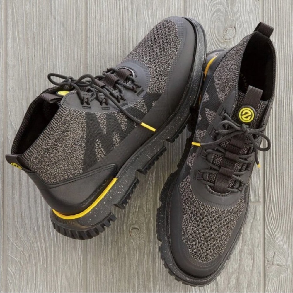 New Cole Haan 4.Zerogrand Stitchlite Waterproof Shoes Boots Chukka Black Sz 9 - Picture 6 of 8